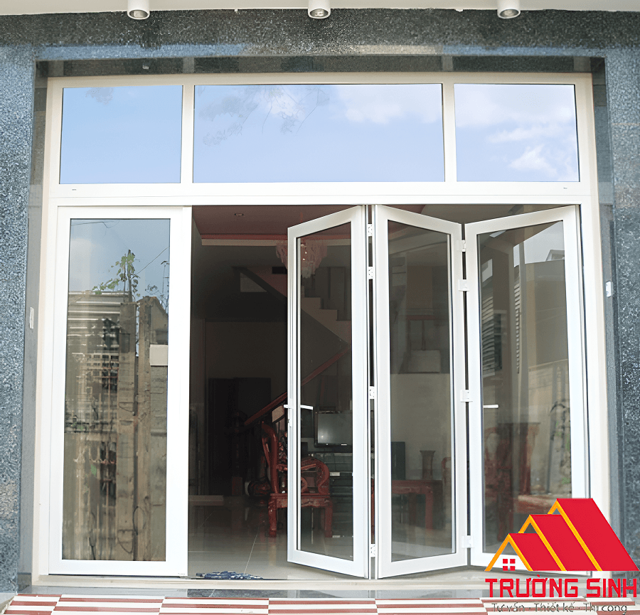 Khung cửa nhôm kính Xingfa màu trắng đẹp